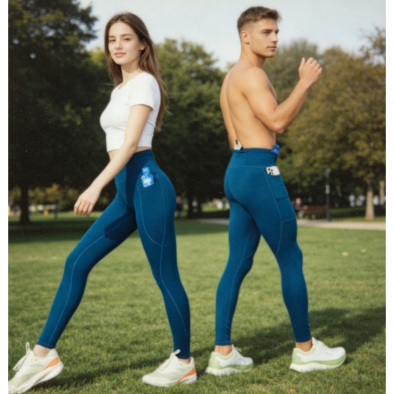 Yoga Daily Fitness - Unisex Kompresyon Yoga Pantolonu Yüksek Bel