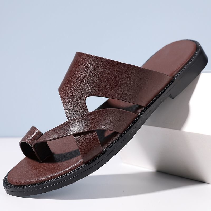 Resistance Bands - Trendy Erkek Çapraz Askılı Sandaletler Pürüzsüz
