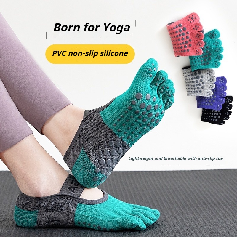 Yoga Fitness Women - Profesyonel Pilates Kaymaz Beş Parmaklı Bilek