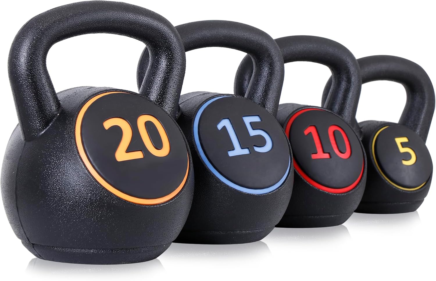 Kettlebell - Evde HIIT Antrenmanı için 4 Parçalı