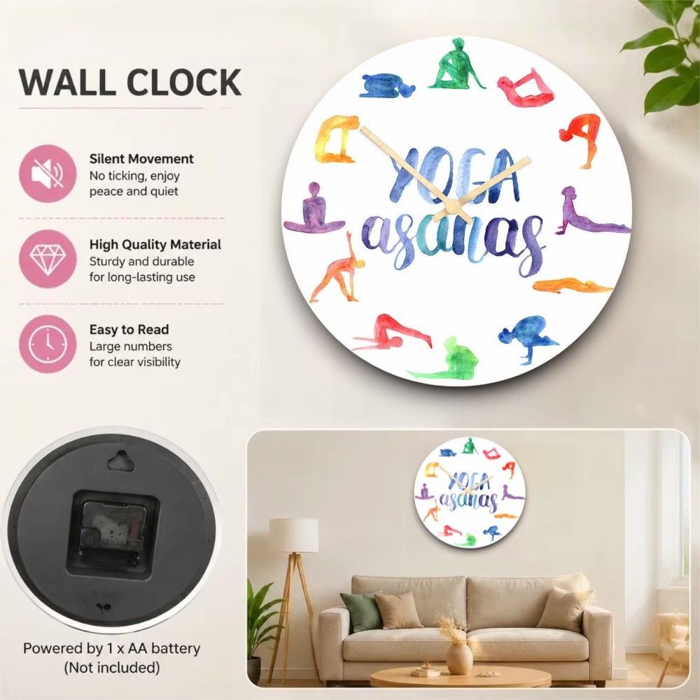 Sulu Boya Yoga Asanaları Duvar - Yoga Fitness Watch incelemesi ve fiyatı